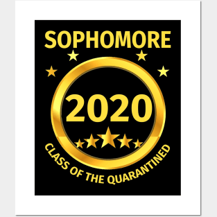 Sophomore 2020 Class Of The Quarantined T-Shirt Posters and Art